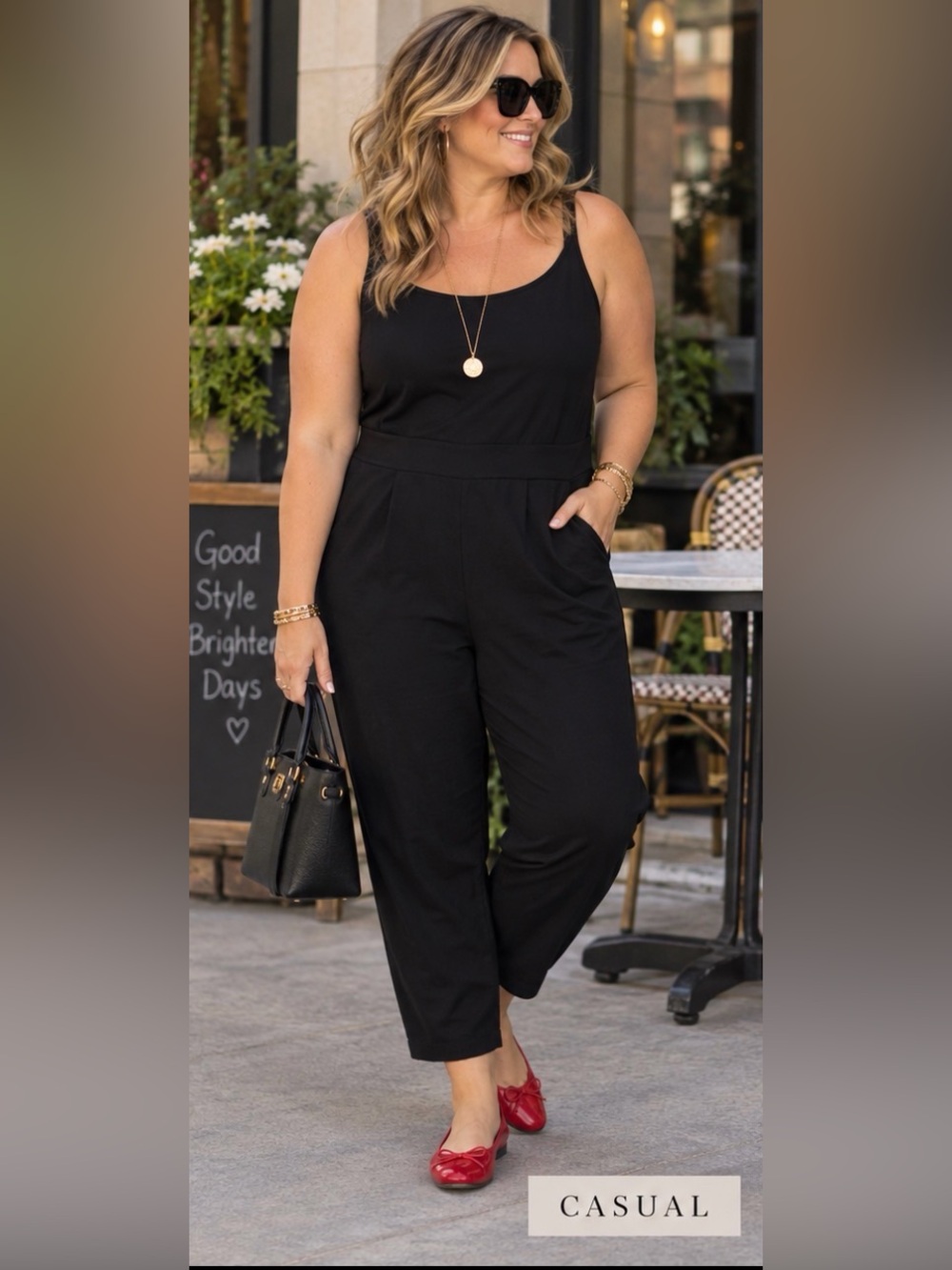 Torrid Women’s Black Casual Jumpsuit - Sleeveless Tank Style